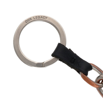 Our Legacy Ladon Leather Wallet Chain Silver Size ONE SIZE
