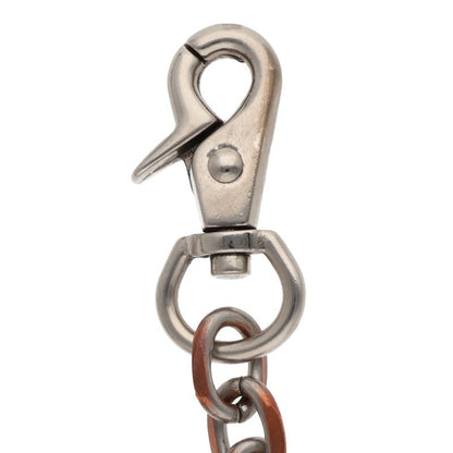 Our Legacy Ladon Leather Wallet Chain Silver Size ONE SIZE