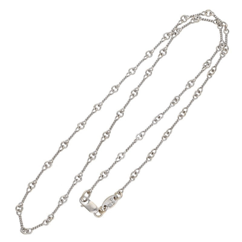 Chrome Hearts 18K White Gold Twist Chain Size ONE SIZE