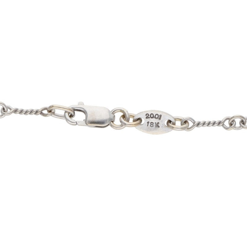 Chrome Hearts 18K White Gold Twist Chain Size ONE SIZE