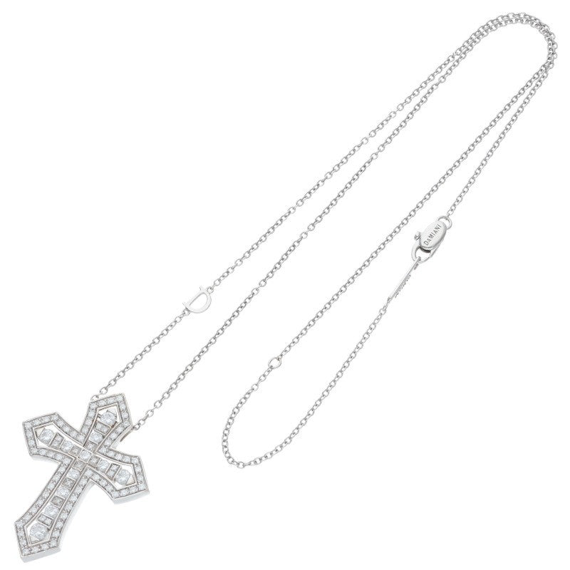 DAMIANI Belle Epoque Crown L 18K WG Diamond Size ONE SIZE