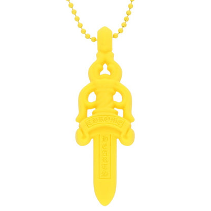 Chrome Hearts Rubber Large Dagger Yellow (Silver 10.92g)