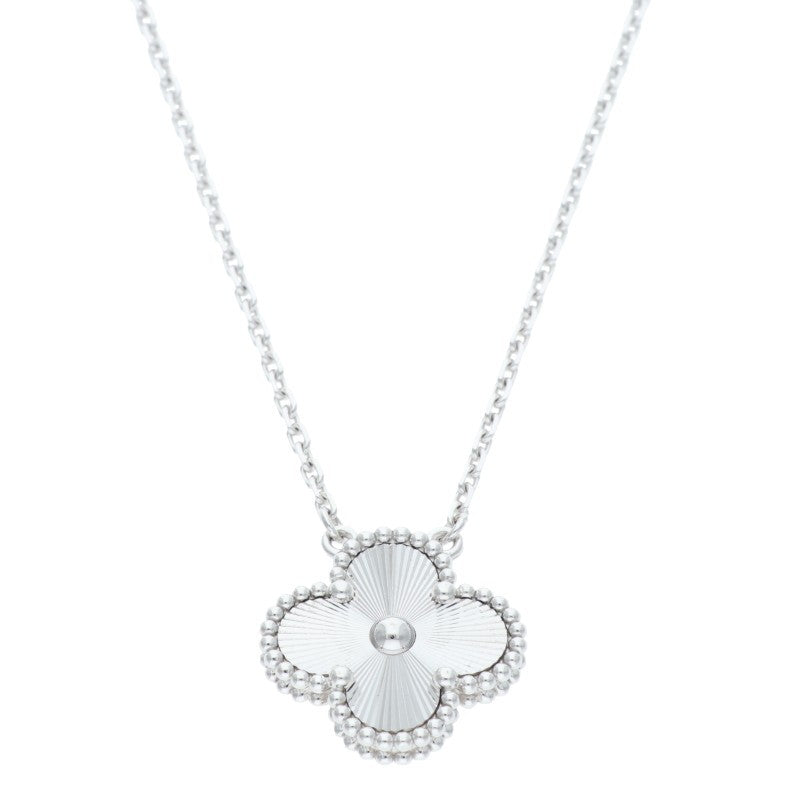 VANCLEEF & ARPELS Vintage Alhambra 18K WG Size ONE SIZE