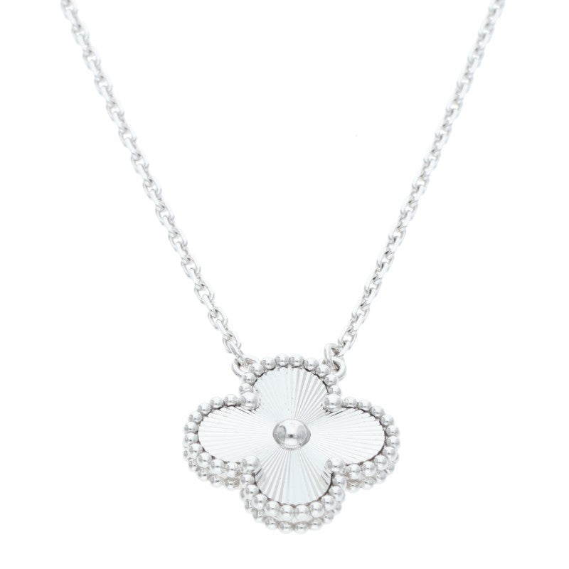 VANCLEEF & ARPELS Vintage Alhambra 18K WG Size ONE SIZE