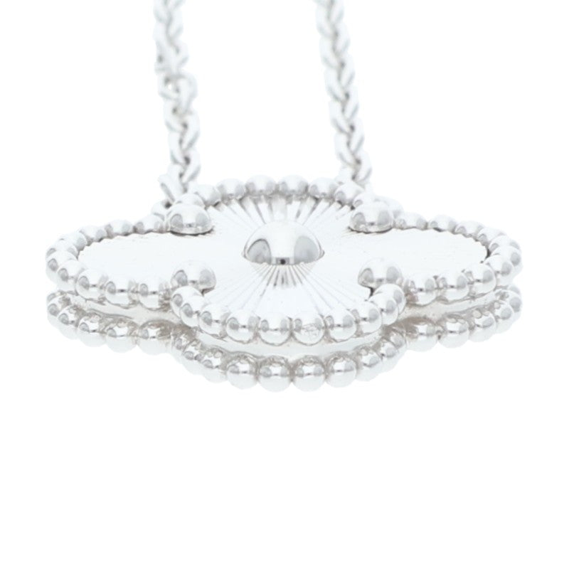VANCLEEF & ARPELS Vintage Alhambra 18K WG Size ONE SIZE