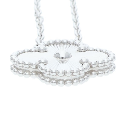 VANCLEEF & ARPELS Vintage Alhambra 18K WG Size ONE SIZE