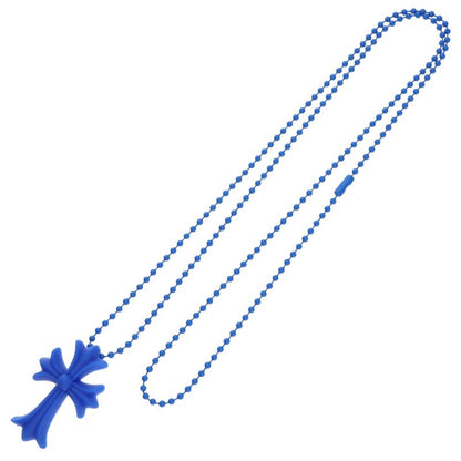 Chrome Hearts Necklace Blue (Silver 7.69g)