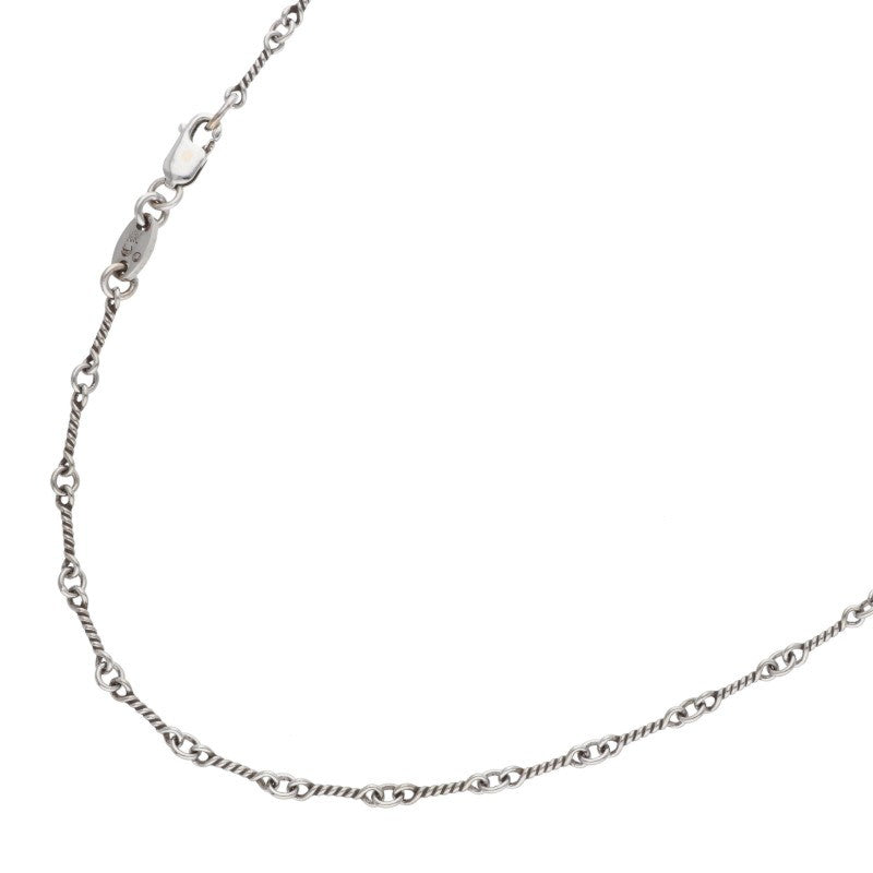 Chrome Hearts 18KWG T18 Twist Chain Necklace Size ONE SIZE
