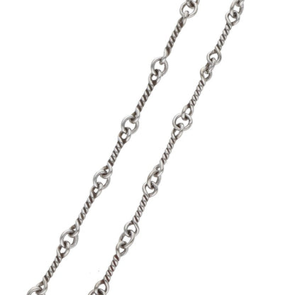Chrome Hearts 18KWG T18 Twist Chain Necklace Size ONE SIZE