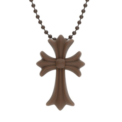 Chrome Hearts Small Rubber Brown (Silver 8.7g)