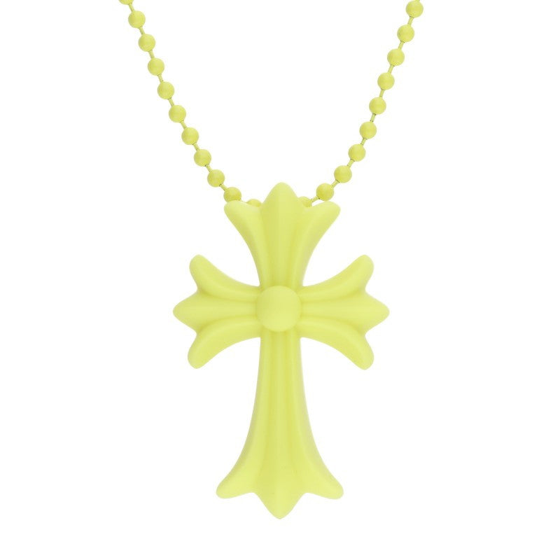 Chrome Hearts Small rubber Yellow (Silver 8.76g)