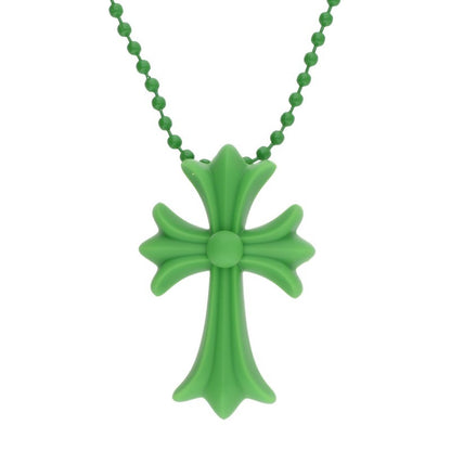 Chrome Hearts Small Rubber Green (Silver 8.54g)
