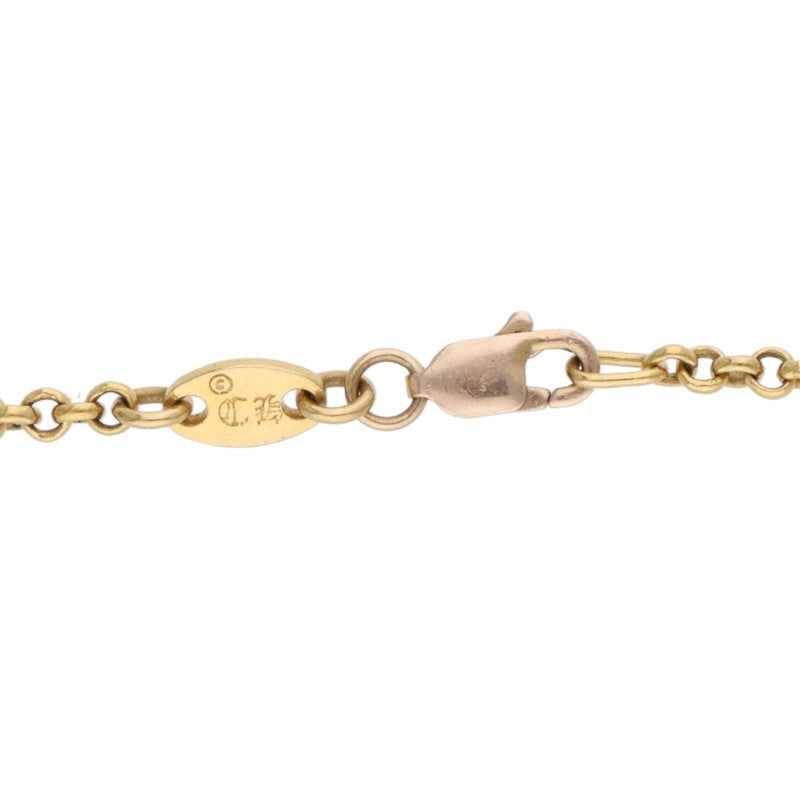 Chrome Hearts 22K Roll Chain 16inch Gold Size ONE SIZE