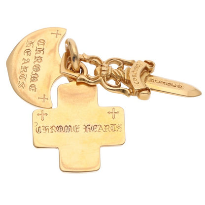 Chrome Hearts 22K 3TRINKETS Gold Necklace Top Size ONE SIZE