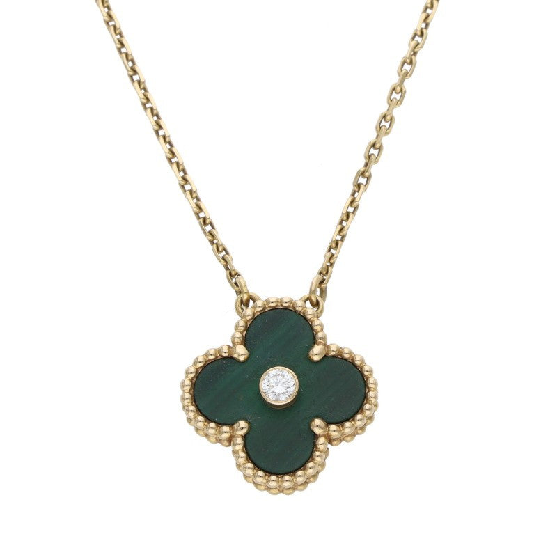 VANCLEEF & ARPELS Vintage Alhambra Malachite Size ONE SIZE