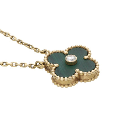 VANCLEEF & ARPELS Vintage Alhambra Malachite Size ONE SIZE