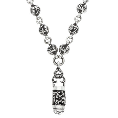 Chrome Hearts Celtic Ball Chain Necklace .925 Size ONE SIZE