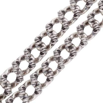 Chrome Hearts FANCY CHN LNK Silver Necklace