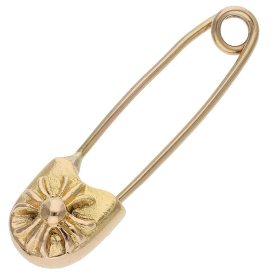Chrome Hearts Small Safety Pin 22K Yellow Gold Size ONE SIZE