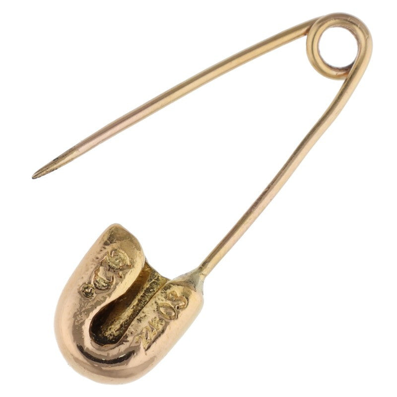 Chrome Hearts Small Safety Pin 22K Yellow Gold Size ONE SIZE