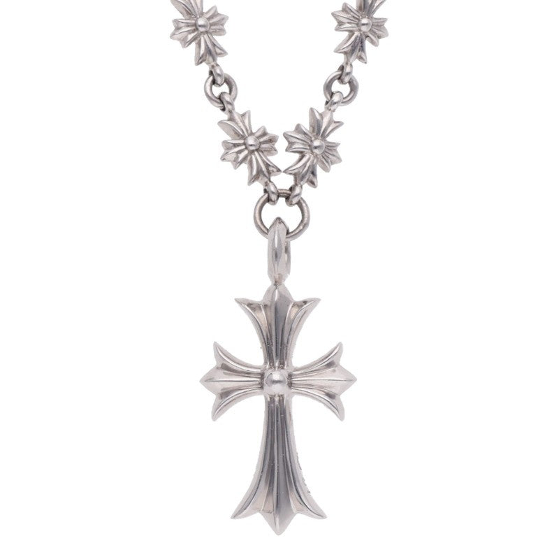 Chrome Hearts 18K Tiny E Fat Cross Pave Dia Size ONE SIZE