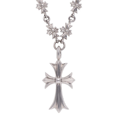 Chrome Hearts 18K Tiny E Fat Cross Pave Dia Size ONE SIZE