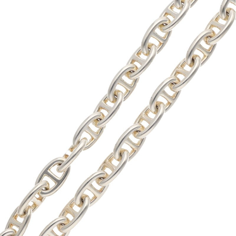 HERMES Chaine d'Ancre Silver Choker Necklace Size ONE SIZE