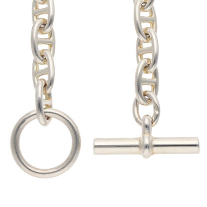 HERMES Chaine d'Ancre Silver Choker Necklace Size ONE SIZE