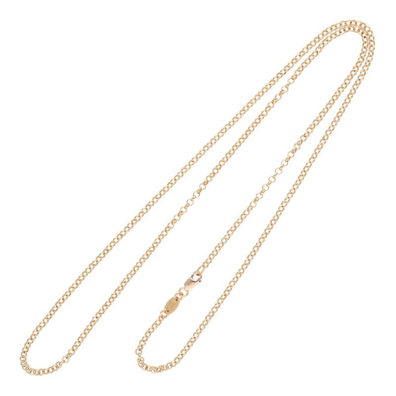 Chrome Hearts 22K NECKCHAIN R24 Gold Necklace Size Yellow