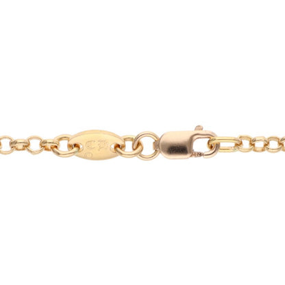 Chrome Hearts 22K NECKCHAIN R24 Gold Necklace Size Yellow