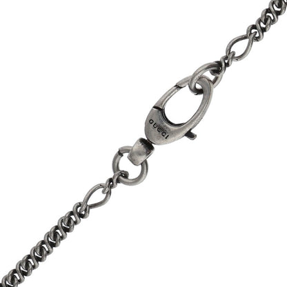 GUCCI Lion Head Silver Chain Necklace Size ONE SIZE