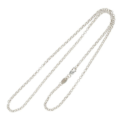 Chrome Hearts Roll Chain Necklace .925 Silver Size ONE SIZE