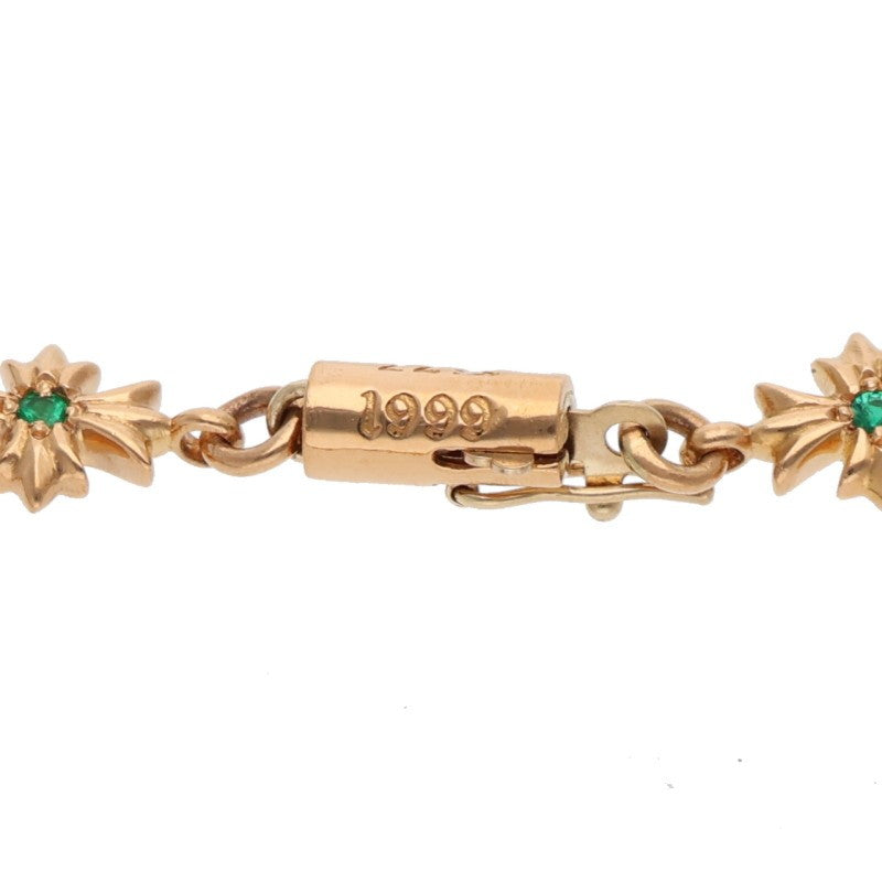 Chrome Hearts 22K Tiny E Fat Emerald Necklace Size 18INCH