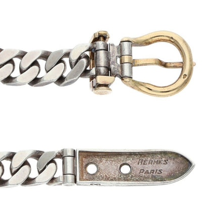 HERMES Boucleselier PM Silver/YG Combo Ncklc Size ONE SIZE