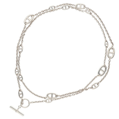 HERMES Farandole Long Silver Necklace 925 Size ONE SIZE