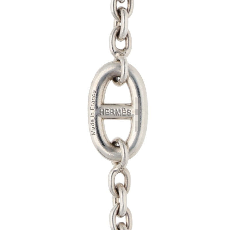 HERMES Farandole Long Silver Necklace 925 Size ONE SIZE