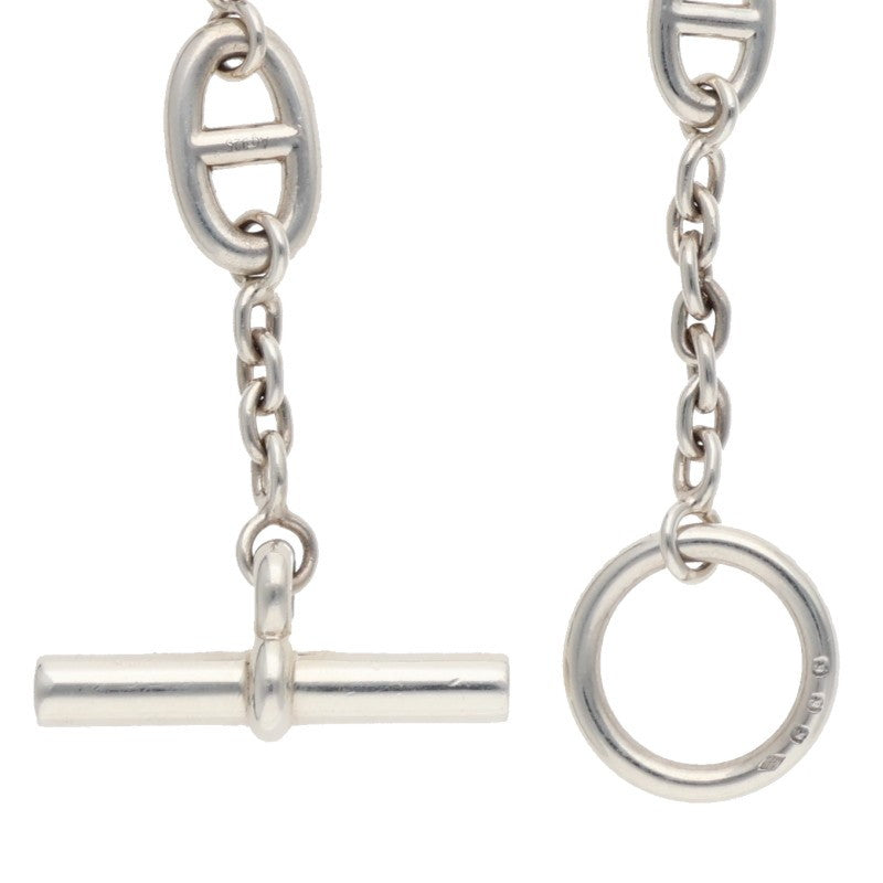 HERMES Farandole Long Silver Necklace 925 Size ONE SIZE
