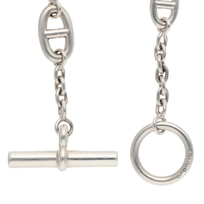 HERMES Farandole Long Silver Necklace 925 Size ONE SIZE