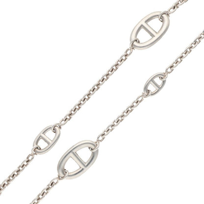 HERMES Farandole Long Silver Necklace 925 Size ONE SIZE
