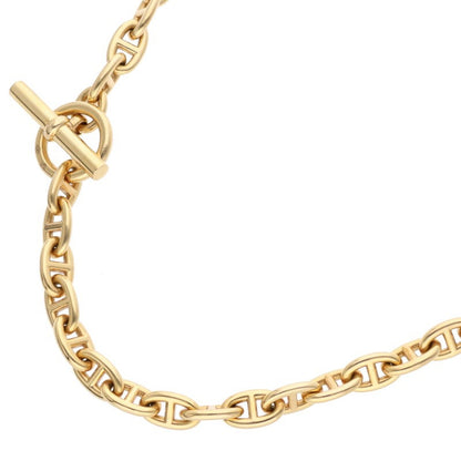 HERMES Chaine d'Ancre TPM K18YG Choker Necklace Size 62LINK