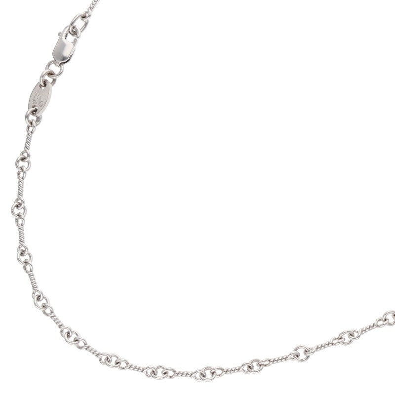 Chrome Hearts 18K White Gold Chain Necklace Size 18INCH