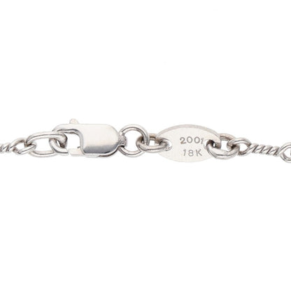 Chrome Hearts 18K White Gold Chain Necklace Size 18INCH