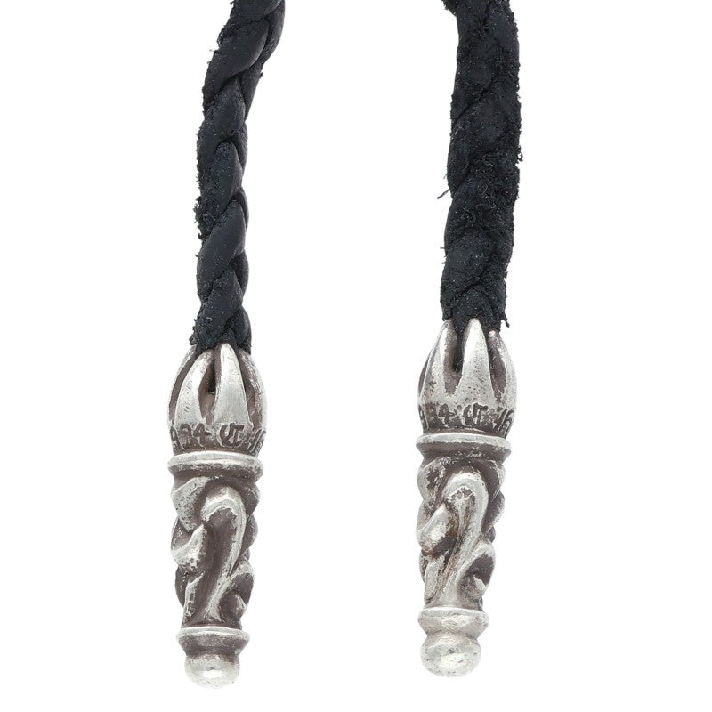 Chrome Hearts FILIG CROSS-XSM w/Leather Braid
