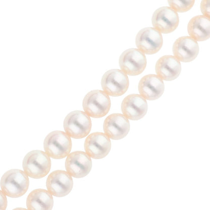 Chrome Hearts 18K WHG CH Plus Pearl Necklace