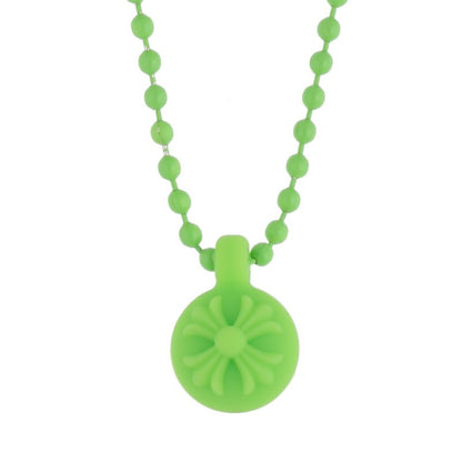 Chrome Hearts Green RUBBER CH Crossball (Silver 6.62g)