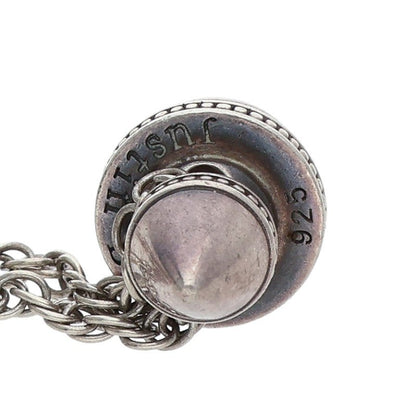 JustinDavis Spike Silver Necklace 925 Size ONE SIZE