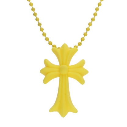 Chrome Hearts Small rubber accessory Yellow (Silver 7.67g)