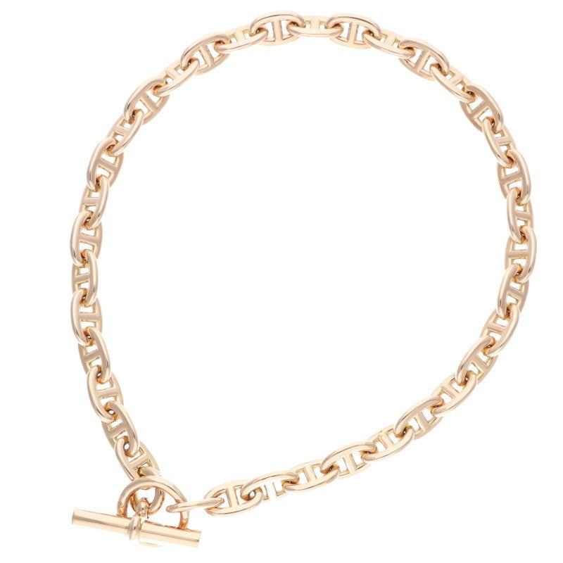 HERMES K18PG Chaine d'Ancre Gold Choker Size ONE SIZE