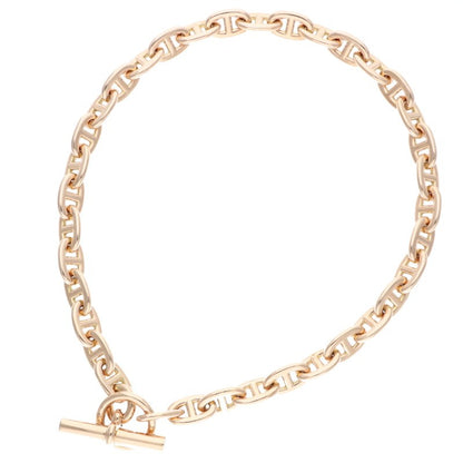 HERMES K18PG Chaine d'Ancre Gold Choker Size ONE SIZE