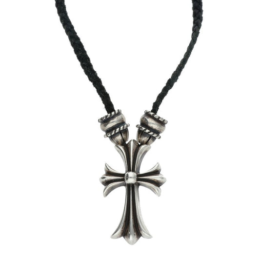 Chrome Hearts Small CH Cross Crimped Leather Size ONE SIZE